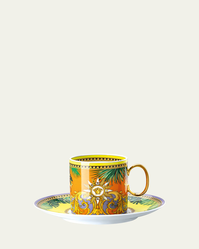 Jungle Animalier Coffee Cup & Saucer